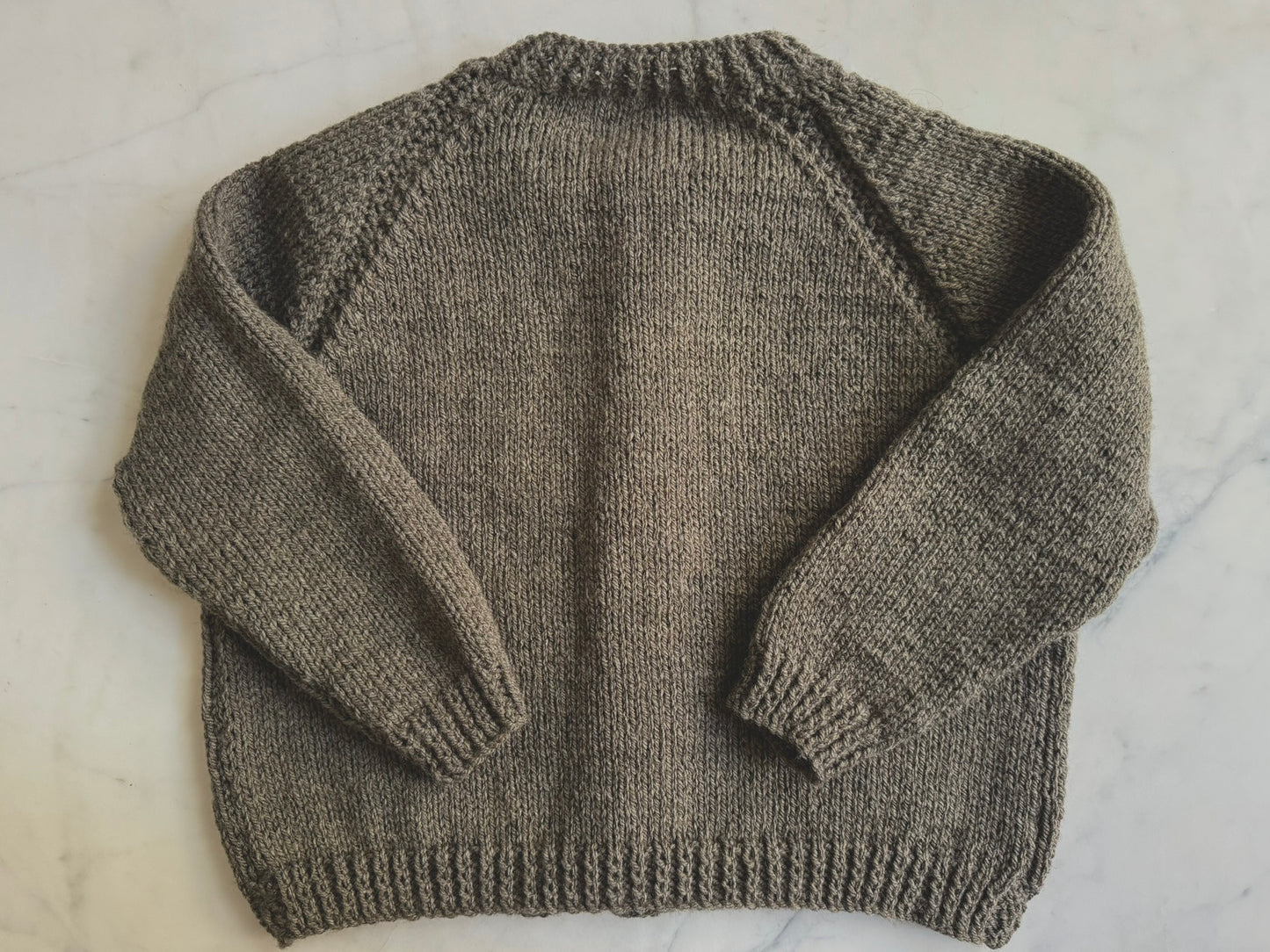 Handknitted Cardigan - 4 years Grey Brown