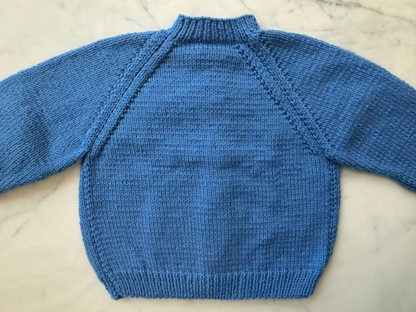 Handknitted Cardigan - 18-24 months (Size: 2) Blue