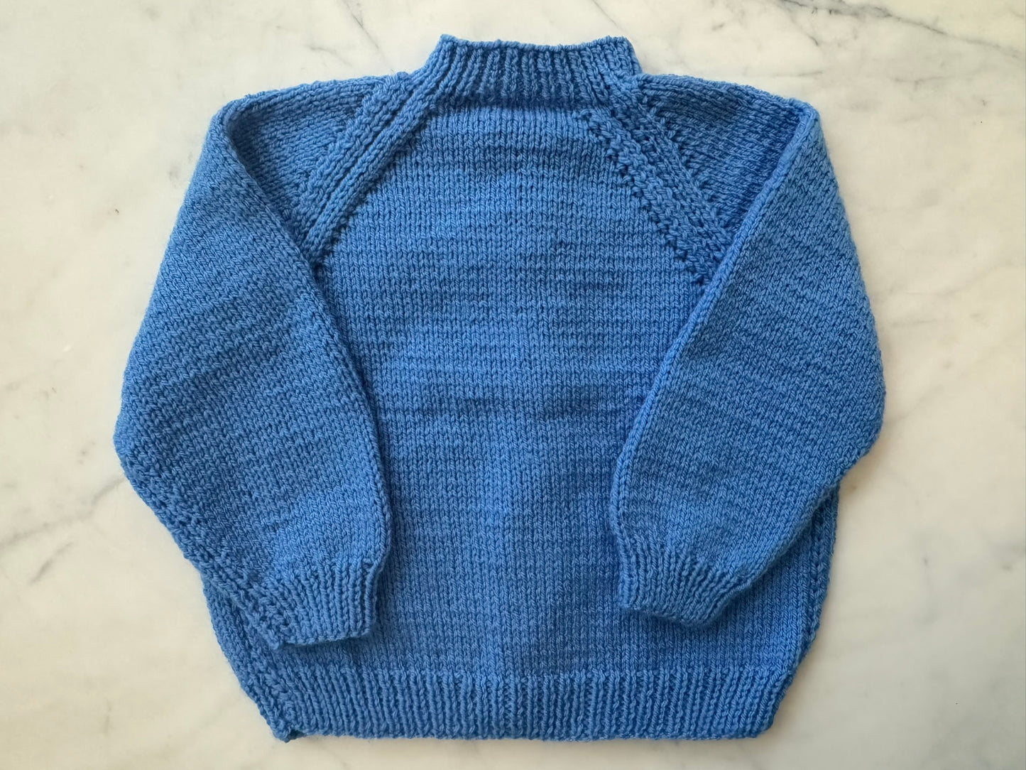 Handknitted Cardigan - 18-24 months (Size: 2) Blue